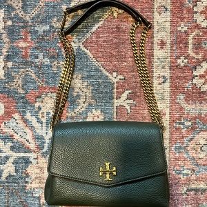 Green Tory Burch Kira Convertible Shoulder Bag